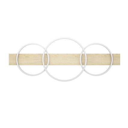 Eglo - LED Plafondlamp 3xLED/12W/230V 3000K beige/zwart