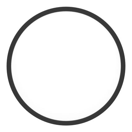 Eglo - LED RGBW dimbare plafondlamp voor badkamer LED/17,5W/230V 2700-6500K Ø 39,9 cm IP44 zwart