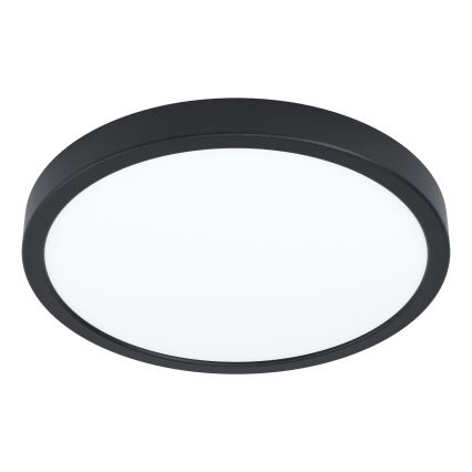 Eglo - Plafonnier LED RGBW dimmable pour salle de bain LED/17,5 W/230 V 2700–6500 K Ø 39,9 cm IP44 noir