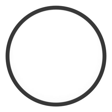 Eglo - Plafonnier LED RGBW dimmable pour salle de bain LED/17,5 W/230 V 2700–6500 K Ø 39,9 cm IP44 noir