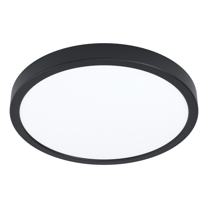 Eglo - Plafonnier LED RGBW dimmable pour salle de bains, LED/17,5W/230V, 2700–6500K, Ø 38,9 cm, IP44, noir