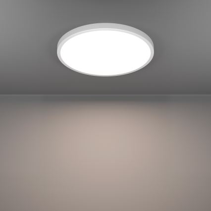 Eglo - Plafonnier LED RGBW dimmable pour salle de bains LED/17,5W/230V 2700-6500K Ø 38,9 cm IP44 blanc