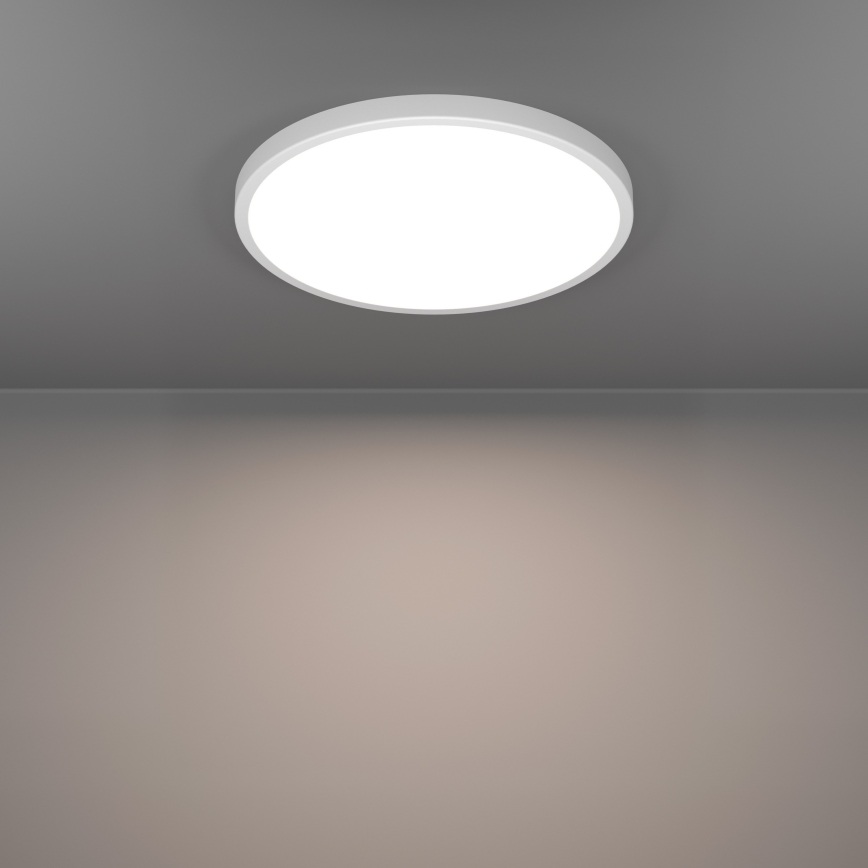 Eglo - Plafonnier LED RGBW dimmable pour salle de bains LED/17,5W/230V 2700-6500K Ø 38,9 cm IP44 blanc
