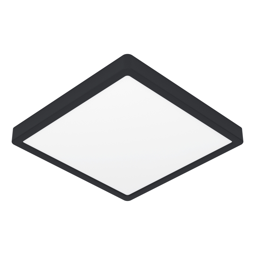 Eglo - Plafonnier LED RGBW dimmable de salle de bains LED/17,8W/230V 2700-6500K 39x39 cm IP44 noir