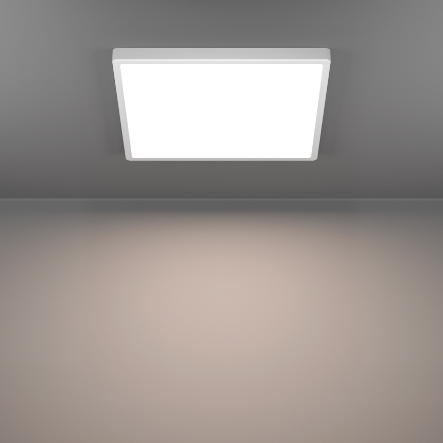 Eglo - Dimbare LED RGBW plafondlamp voor de badkamer, LED 17,8 W, 230 V, 2700–6500 K, Ø 39,9 cm, IP44, wit