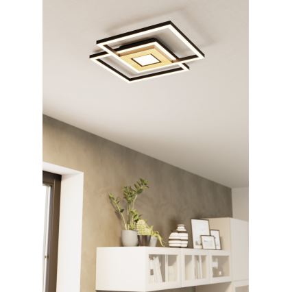 Eglo - Plafonnier LED dimmable 2xLED/17W/230V +LED/4,2W 2700-6500K + télécommande