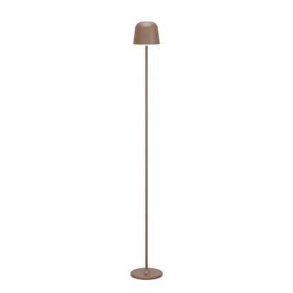 Eglo - Lampadaire extérieur à intensité variable et rechargeable LED/4,3W/230V 2400/3000/4000K IP54 marron