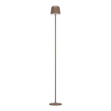 Eglo - Lampadaire extérieur à intensité variable et rechargeable LED/4,3W/230V 2400/3000/4000K IP54 marron