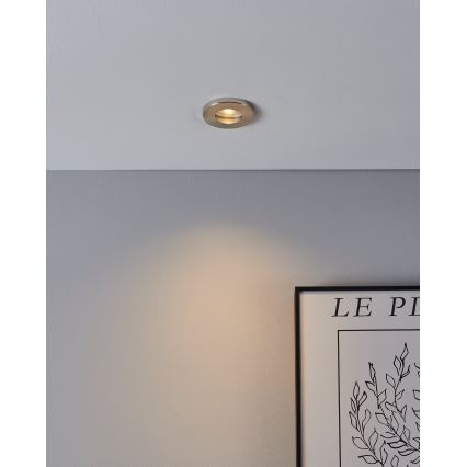 Eglo - SET 3xLED Badkamer inbouwverlichting 1xGU10/4W/230V IP44 mat chroom