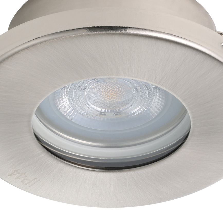 Eglo - SET 3xLED Badkamer inbouwverlichting 1xGU10/4W/230V IP44 mat chroom