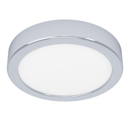 Eglo - LED plafondlamp voor de badkamer, 7,5 W (230 V), met omschakelbare kleurtemperaturen 2700/4000/6500 K, Ø 16,6 cm, IP44, glanzend chroom