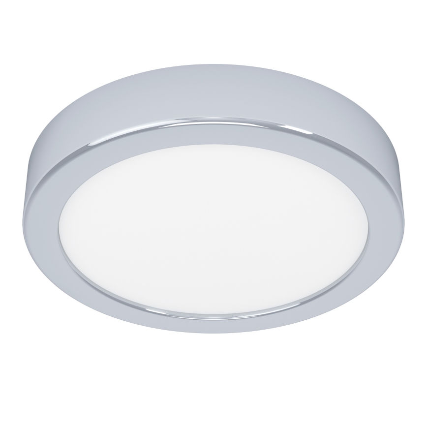 Eglo - LED plafondlamp voor de badkamer, 7,5 W (230 V), met omschakelbare kleurtemperaturen 2700/4000/6500 K, Ø 16,6 cm, IP44, glanzend chroom