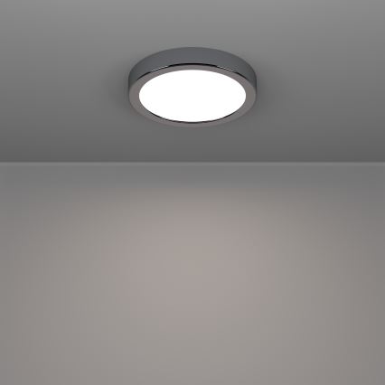 Eglo - Plafonnier LED pour salle de bains LED/7,5W/230V 2700/4000/6500K Ø 16,6 cm IP44 chrome brillant