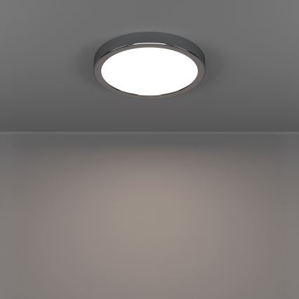 Eglo - LED plafondlamp voor de badkamer LED/11,5W/230V 2700/4000/6500K Ø 21,1 cm IP44 glanzend chroom