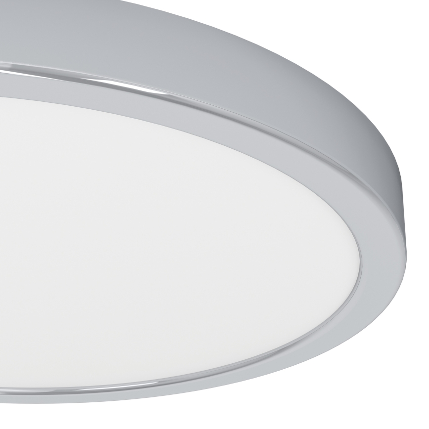 Eglo - Plafonnier de salle de bains LED 14,2 W 230 V 2700/4000/6500 K Ø 27,8 cm IP44 chrome brillant