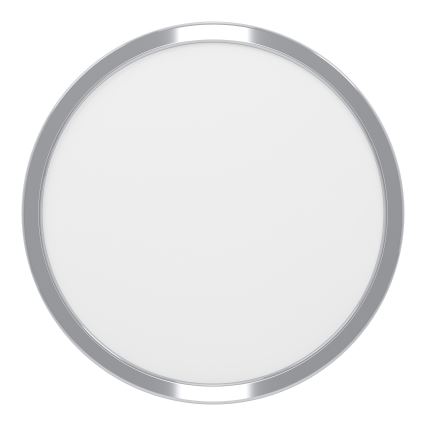 Eglo - Plafonnier de salle de bains LED 14,2 W 230 V 2700/4000/6500 K Ø 27,8 cm IP44 chrome brillant