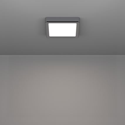 Eglo - LED plafondlamp voor badkamer LED/7W/230V 2700/4000/6500K 15x15 cm IP44 glanzend chroom