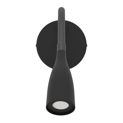 Eglo - Applique murale LED flexible avec port USB, 3,8 W/230 V, noire