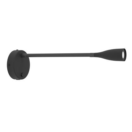 Eglo - Flexibele LED-wandlamp met USB, 3,8W/230V, zwart