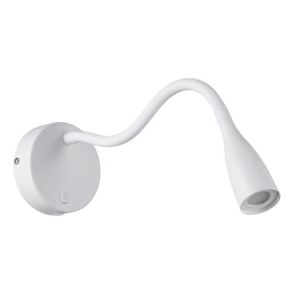Eglo - Applique murale LED flexible avec port USB, 3,8 W, 230 V, blanc