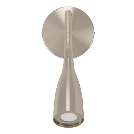 Eglo - LED flexibele wandlamp met USB LED/3,8W/230V mat chroom
