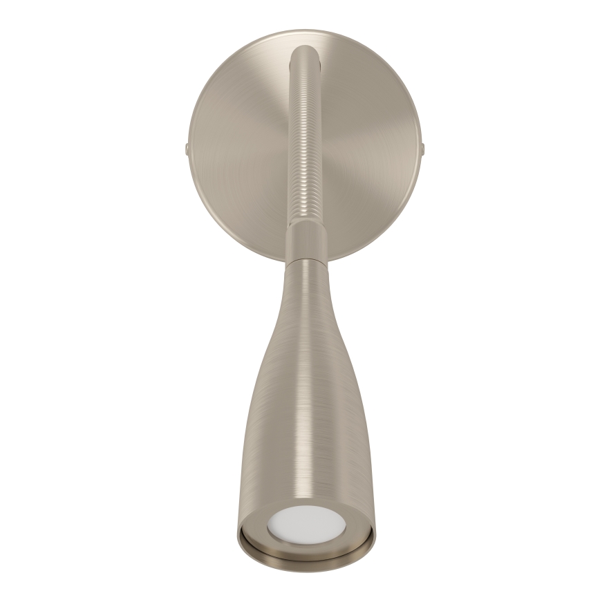 Eglo - LED flexibele wandlamp met USB LED/3,8W/230V mat chroom
