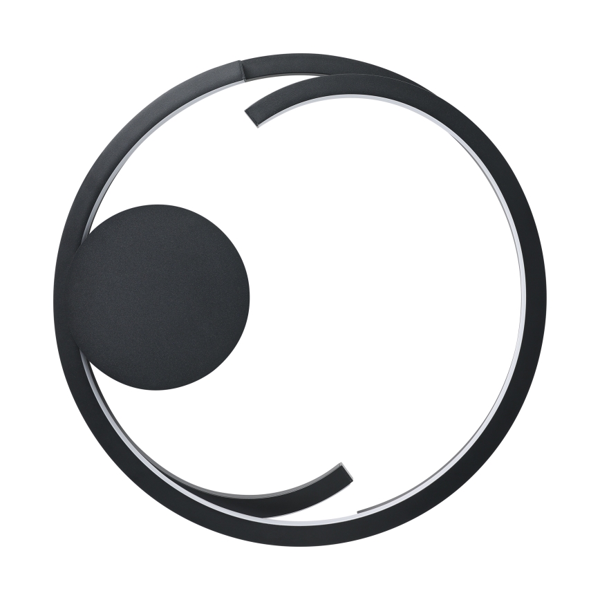 Eglo - Dimbare LED-plafondlamp 2x LED/20 W/230 V 2700–6500 K Ø 48 cm zwart + afstandsbediening