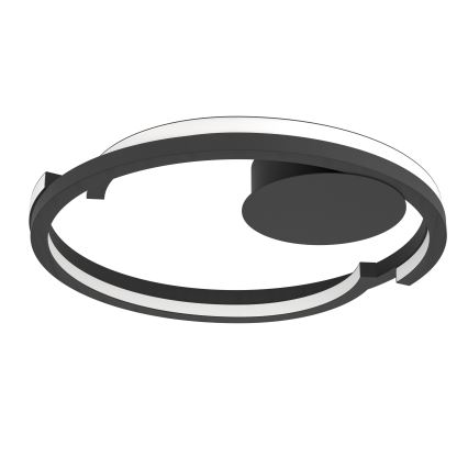 Eglo - Plafonnier LED dimmable 2xLED/20W/230V 2700-6500K Ø 48 cm noir + télécommande