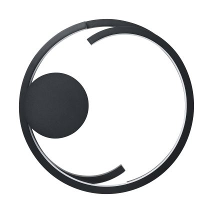 Eglo - Plafonnier LED dimmable 2xLED/20W/230V 2700-6500K Ø 48 cm noir + télécommande