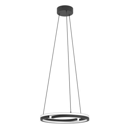 Eglo - LED dimbare hanglamp met kabel 2×LED / 20 W / 230 V 2700–6500 K Ø 48 cm zwart + afstandsbediening