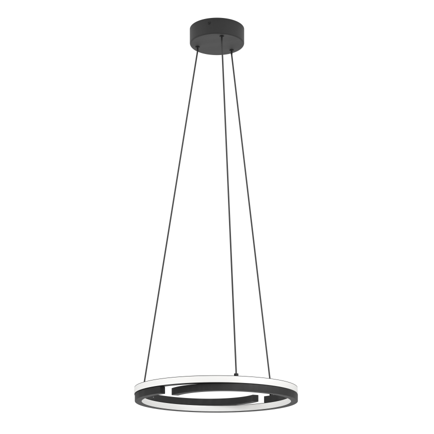 Eglo - LED dimbare hanglamp met kabel 2×LED / 20 W / 230 V 2700–6500 K Ø 48 cm zwart + afstandsbediening