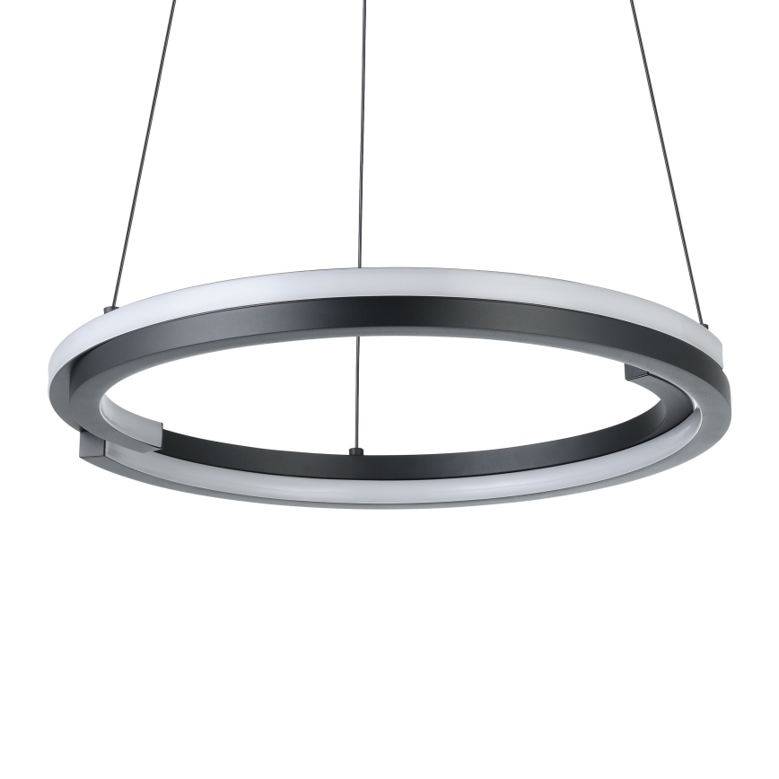 Eglo - LED dimbare hanglamp met kabel 2×LED / 20 W / 230 V 2700–6500 K Ø 48 cm zwart + afstandsbediening