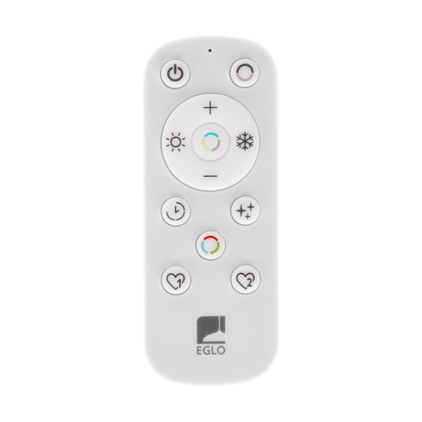 Eglo - Suspension LED dimmable sur câble 2xLED/20W/230V 2700-6500K Ø 48 cm noir + télécommande