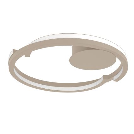 Eglo - Plafonnier LED dimmable 2xLED/20W/230V 2700–6500K Ø 48 cm beige + télécommande