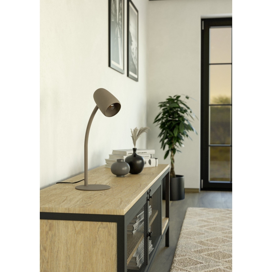 Eglo - Lampe de table 1xE14/18W/230V crème