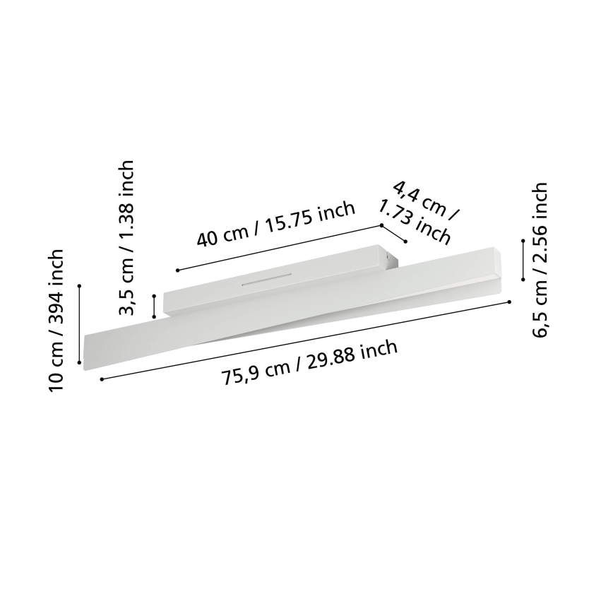 Eglo - Plafonnier LED RGBW dimmable 13W/230V 2700–6500K gris