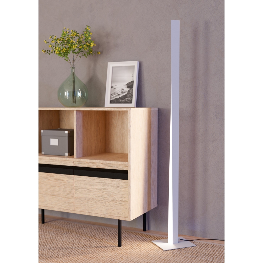 Eglo - Lampadaire dimmable LED RGBW, LED/10,5W/230V + LED/15,2W, gris