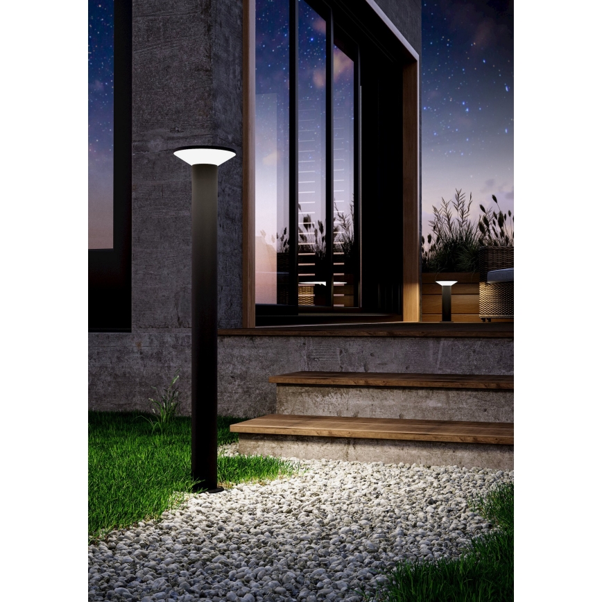 Eglo - Lampe d'extérieur LED/10W/230V 35 cm IP44 noire