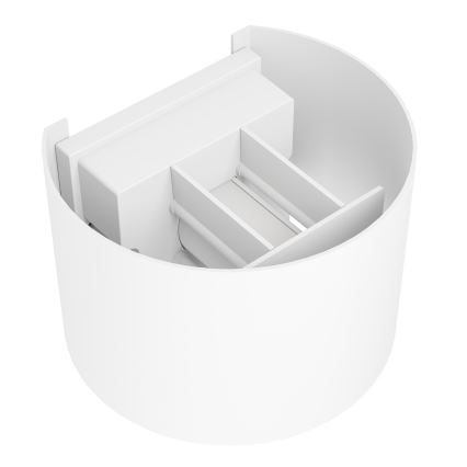 Eglo - Applique murale extérieure 2x LED / 2,8 W / 230 V IP54 blanche