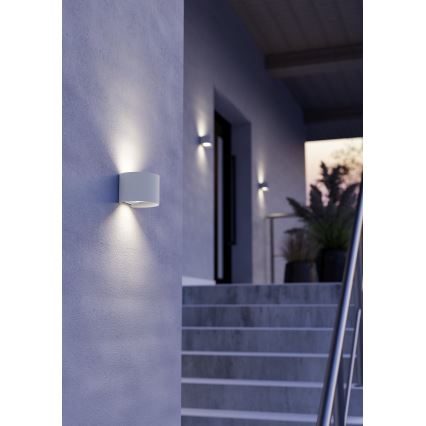 Eglo - LED buitenwandlamp 2xLED/2,8W/230V IP54 wit