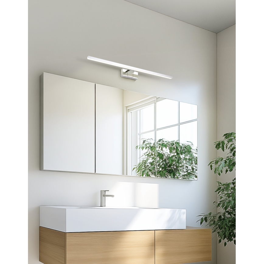 Eglo - LED-spiegelverlichting voor badkamer LED/10W/230V 3000/4000/6500K 60 cm IP44 glanzend chroom