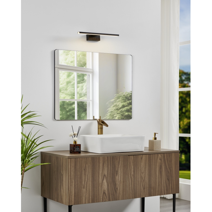 Eglo - LED-spiegelverlichting voor badkamer LED/7W/230V 3000/4000/6500K 40 cm IP44 zwart