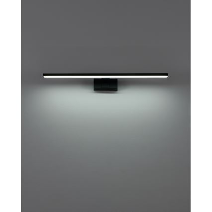 Eglo - Éclairage miroir LED pour salle de bains, 10 W/230 V, 3000/4000/6500 K, 60 cm, IP44, noir