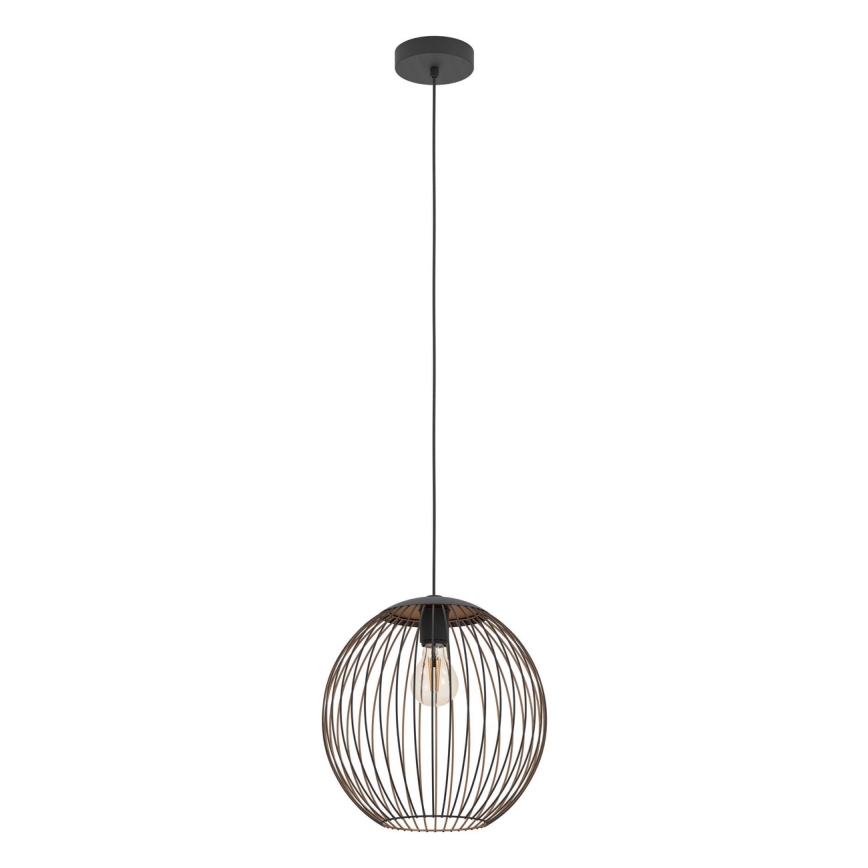 Eglo - Hanglamp aan kabel 1xE27/60W/230V zwart