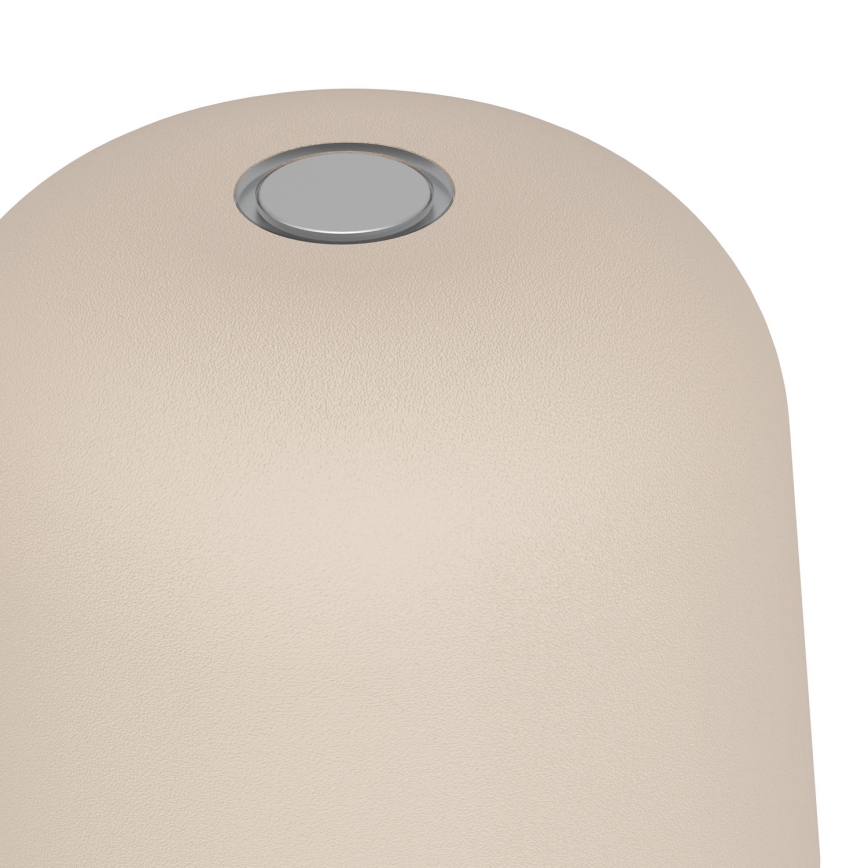 Eglo - Lampe de table d'extérieur tactile LED dimmable et rechargeable LED/1,8W/5V 2500/3000/4000K 2500 mAh IP54 crème