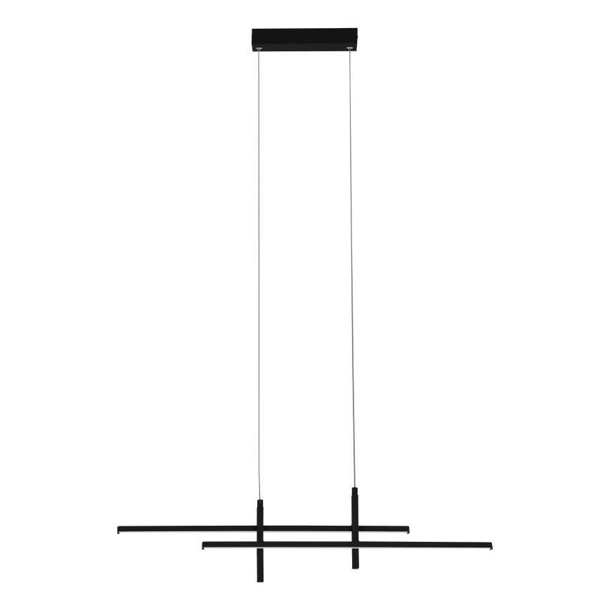 Eglo - Suspension LED sur câble LED/20W/230V noire