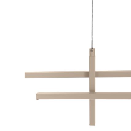 Eglo - LED-kroonluchter aan kabel LED/20W/230V beige