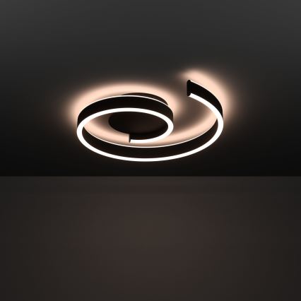 Eglo - LED dimbare plafondlamp LED/37W/230V 3000-6500K zwart