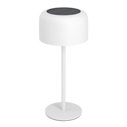 Eglo - LED-tafellamp met zonne-oplaadfunctie en touchbediening LED/2,8W/3,7V 1800 mAh IP44 wit