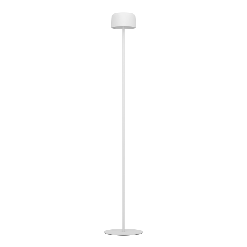 Eglo - Lampadaire tactile solaire à LED rechargeable LED/2,8W/3,7V 1800 mAh IP44 blanc